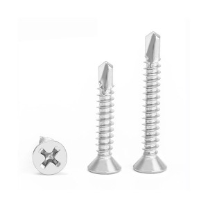 Cross Recessed Countersunk Head Self-Drilling Screw
